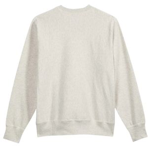 เสื้อสเวตเชิ้ตคอกลมผู้ชาย คลาสสิค สีเฮเธอร์โอ๊ตเมล ผ้าฝ้ายพรีเมียม แขนยาว สวมใส่สบาย เหมาะสำหรับทุกวัน - Product Image 2