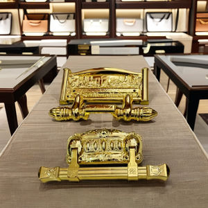 Ensemble de poignées en laiton pour cercueil et cercueil, pour funérailles, enterrements, poignées de tiroir décoratives en métal avec fonction antirouille - Product Image 5