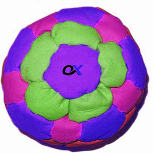 Sac à pieds Hacky Sack à motif floral coloré pour les jeux en plein air - Product Image 2
