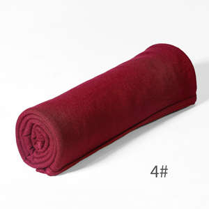 SIDDIQUI HOSINEX – Nouveaux hijabs, foulards et châles traditionnels musulmans pour femmes en coton et mousseline, motif uni, séchage rapide, longueur longue - Product Image 6