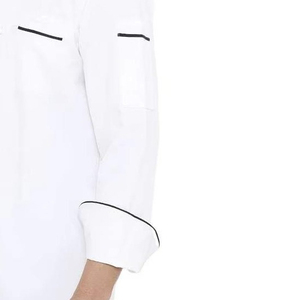 Custom Logo Men's Professional Chef Jacket Unisex Best Performance Quick <b>Cool</b> Kitchen Uniform for Restaurant <b>Bar</b> Long Sleeve - Product Image 6