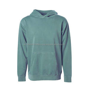 Ensemble de sweat-shirts à capuche décontractés pour hommes, 100 % coton, poids moyen, teinture pigmentée, pull à capuche brodé, hiver, technique, doux, élégant - Product Image 6
