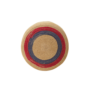 Lot de 3 paniers à plantes en jute tressé naturel, motif pièce ajourée, faits à la main, avec poignées, vente en gros - Product Image 5