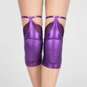 Customized Wholesale Fabric Knitted Polyester Spandex Heavy <b>Foam</b> Padding <b>Thick</b> Protection Comprehensive Protection Flexible Knee - Product Image 6