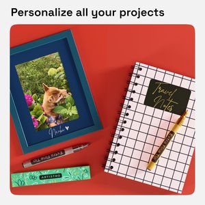 ARTISTRO 2 Pennarelli Acrilici a Punta Extra Fine 0.7mm Oro e Argento - per Progetti Artistici e Artigianali - Product Image 4