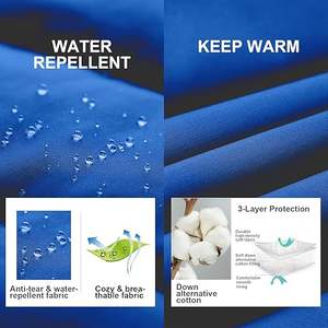 Chaleco Acolchado de Invierno para Hombre, con Capucha Desmontable, Resistente al Agua, Estilo Casual - Product Image 4