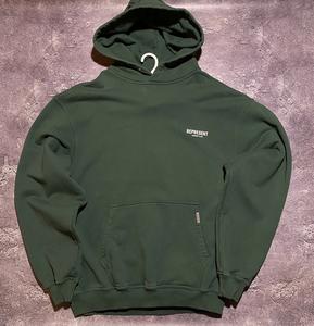 Sweat-shirt For Owners Club avec grand logo brodé, 100% coton, streetwear, oversize, Y2K, vert, pour homme - Product Image 3