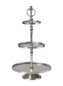 Cuivre Antique Finition Vente Chaude 3 Niveaux Gâteau Stands Tasse Stand Dessert Présentoir Plateau Pour Mariage Fête D'anniversaire En Métal - Product Image 6