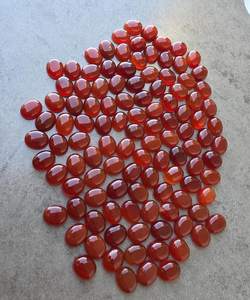 Ónix Rojo Natural Ovalado Cabujón, Piedras Preciosas Calibradas al por Mayor para Joyería, Gema de Cristal Curativa - Product Image 6