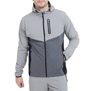 Veste softshell décontractée pour homme OEM avec capuche, col montant et logo frontal, couleur/taille personnalisable, haute qualité - Product Image 1