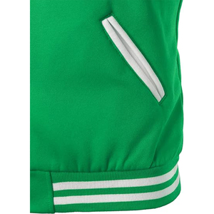 <b>Mens</b> Spring Fall Varsity <b>Jackets</b> Embroidery Breathable Loose Baseball Uniform Couple Blue Retro <b>Leather</b> Sleeve Bomber Coats - Product Image 5