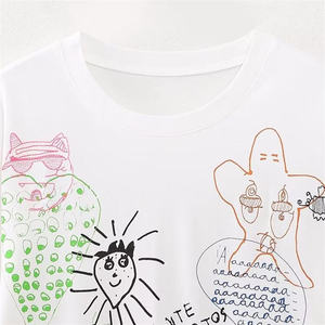 Vêtements pour femmes de haute qualité, vente en gros de chemises pour femmes, t-shirts à manches courtes, t-shirts à col rond pour femmes - Product Image 5