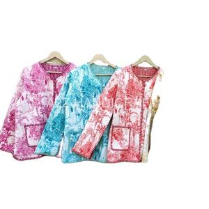 Manufacture and Wholesale Low Price Vintage Quilted Jacket Coats New <b>Style</b>, <b>Boho</b> Cotton Quilted Jacket - Product Image 2