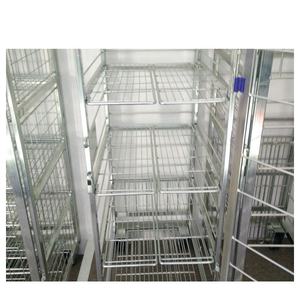 जस्ता चढ़ाया Foldable और Nestable दूध डेयरी पिंजरे रसद ट्राली - Product Image 3