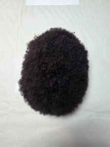 Peluca Afro de Cabello Humano Indio 100% Remy, Ondas Sueltas, Ondas Profundas, Ondas Naturales, Impermeable, con Base de Monofilamento, Taz Hair BD - Product Image 5