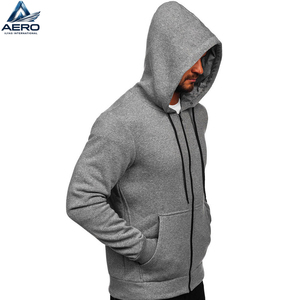 Sudaderas con Cremallera Ligeras para Hombre, 100% Algodón, Sólidas, Elegantes, Casuales, Cómodas, Ropa Exterior Moderna, Moda Diaria, Estilo Urbano, Talla Grande - Product Image 3
