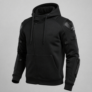 Nouvel Arrivage – Sweat à Capuche Moto Hiver Personnalisé Grande Imprimée 100% Coton Polaire 330g Surdimensionné Séchage Rapide Unisexe Service OEM Poche - Product Image 3