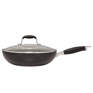 Wok antiadherente resistente a los arañazos para una cocción segura, liberación de alimentos sin esfuerzo y durabilidad prolongada en cocinas domésticas con mucho movimiento. - Product Image 1