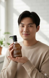 ครีมนวดผม Reusoul AC Deep Pure สูตรวีแกน วิตามินซี เจล 300 มล. ขวดปั๊ม ขนาดพกพา สำหรับผิวแพ้ง่าย ไม่มีน้ำหอม สีน้ำตาล - Product Image 1