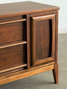 Modern Solid Wood Sideboard Cabinet with <b>Storage</b> Drawers and Doors Living Room Buffet <b>Console</b> Cabinet Furniture - Product Image 3