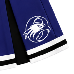 Jupe plissée bleu roi pour femmes et filles, idéale pour la danse, les équipes sportives, les performances, l'entraînement, les compétitions et les uniformes sportifs. - Product Image 6