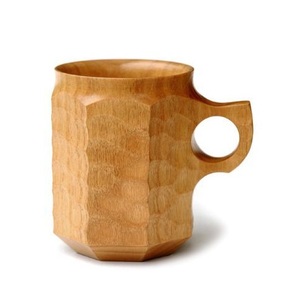 Mug à café en bois massif, fait main, tasse en bois naturel, design rustique, mug écologique pour usage en café - Product Image 1
