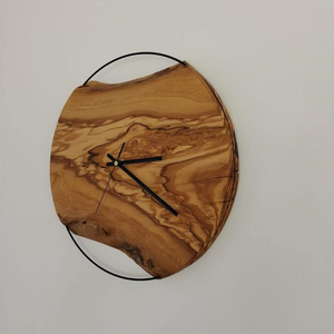 Wholesale Wooden Wall <b>Clocks</b> - 20-Piece Modern Design for <b>Offices</b> & Hotels (MOQ 50) - Product Image 5
