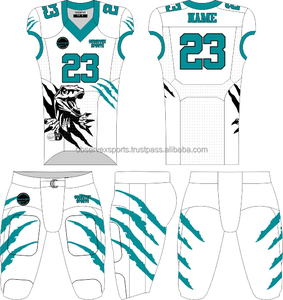Tenue de football américain personnalisée pour équipes jeunes – Ensemble maillot d'entraînement vierge en twill sublimé pour le football américain – Vente en gros - Product Image 1