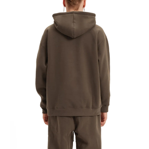 Custom Blank Oversized Hoodie | Relaxed Fit Cotton Fleece <b>Pullover</b> <b>Men</b> Hoodie Unisex Streetwear Embroidery Logo - Product Image 3