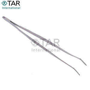 Pinzas dentales de acero inoxidable Meriam Foil con punta serrada y angulada para vendajes, instrumentos médicos dentales - Product Image 4