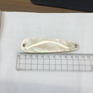 Señuelo de pesca tipo cuchara de nácar blanco, cebo duro flotante, concha pulida, atrayente de peces para lucio, trucha, lago y océano - Product Image 1