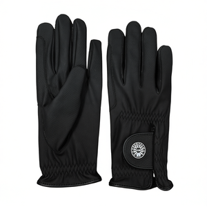 TM STARTECH Horse Riding Gloves Breathable Stretch Fabric Back Synthetic Leather Palm Lightweight Grip Hook Loop Closure UV - Product Image 2