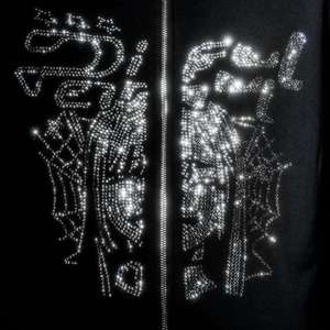 Vêtements pour hommes, impression à la demande, sweat à capuche avec strass, sweat à capuche personnalisé en coton lourd 100%, streetwear - Product Image 5