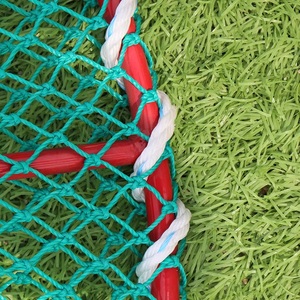 Nouvelle cage flottante en HDPE pour l'aquaculture, piège en acier et filet PE, diamètre 24'' rond, pour crabes, homards, crevettes, poissons, utilisation en haute mer - Product Image 4