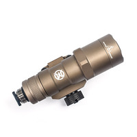 Senter Mini M300B LED 600 Lumens Senter Taktis Lampu Putih Versi Tombol Tekan Tunggal