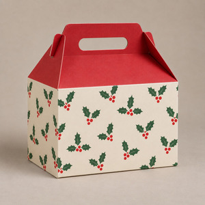 <b>Christmas</b> Paper Gift <b>Box</b> Handle Paper Bag Holiday Packaging Party Favor <b>Box</b> - Product Image 4