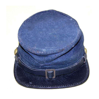 Gorra Kepi Clásica Vintage Hecha a Medida con Logotipo Metálico Bordado, Cómoda, Suave y Ajustable