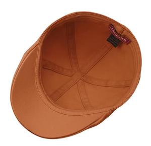 Casquette Newsboy Unisexe 100% Coton Respirant Marron Décontractée à Visière Plate Printemps Automne Adulte 56-58CM - Product Image 4