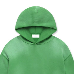 Sweat à capuche surdimensionné personnalisé 100 % coton délavé à l'acide, épais, style vintage, streetwear, pull molletonné pour homme - Product Image 3