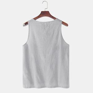 Débardeur rose sans manches à col rond pour femme avec passepoil noir, respirant, séchage rapide, logo frontal – Idéal pour l'entraînement estival et les loisirs - Product Image 2