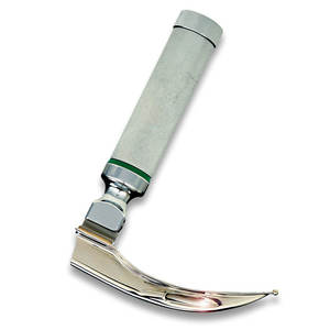 Laryngoscope MayoMed à fibre optique Macintosh réutilisable avec 4 lames pour intubation, usage chirurgical, dentaire et ORL, léger - Product Image 6