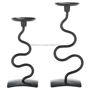 เชิงเทียนเหล็กทำมือ ดีไซน์หรูหราทันสมัย สำหรับตกแต่งภายในบ้านอย่างมีเอกลักษณ์ - Product Image 5