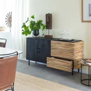 Aparador de madera de mango Vandana Sereno Cresta - Buffet - Aparador y aparador auxiliar - Product Image 4