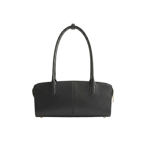 Sac à bandoulière Royaa en cuir véritable pour femme, style anglais, résistant à l'eau, fermeture éclair, motif géométrique tendance, pour voyage et extérieur - Product Image 2