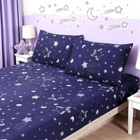 Parure de draps modernes en coton polyester plissé, 600 fils, réutilisable et durable, pour la maison et l'hôtellerie
