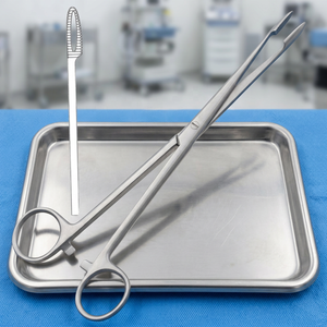 Éponge et forceps à pansements Gross Maier pour la chirurgie générale, instrument chirurgical manuel certifié CE Classe I - Product Image 2