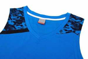 Tenue de sport pour adultes en tissu confortable, fabriquée à la main, de qualité supérieure, noir et bleu, uniforme de basketball unisexe, service OEM - Product Image 5