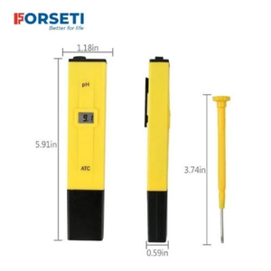 เครื่องวัดค่า pH น้ำแบบพกพา สำหรับใช้ในครัวเรือน ยี่ห้อ Forseti ATC ระบบ Reverse Osmosis  วัสดุพลาสติก ใช้งานง่าย ใช้พลังงานจากแบตเตอรี่ รองรับการทดสอบตัวอย่าง ราคาโรงงาน - Product Image 2