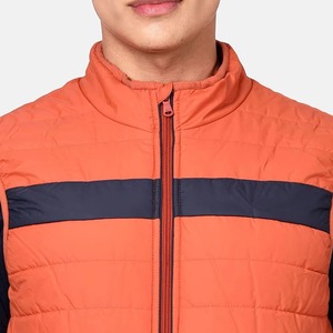 Chaqueta de Invierno para Hombre, Delgada, Sin Mangas, Brillante, con Forro Polar, Logotipo Personalizado, Impermeable, Anti-UV, Cierre de Cremallera, Cuello Alto Formal - Product Image 5