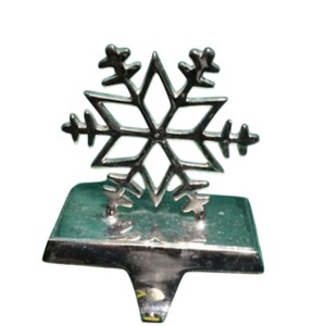 Juego de soportes para calcetines de árbol de Navidad de hierro fundido resistente, ganchos vintage de metal para colgar calcetines en la chimenea para decoración navideña - Product Image 3